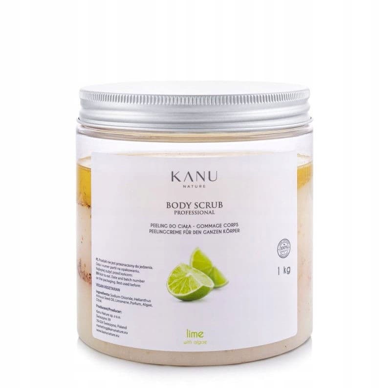 Kanu Peeling do ciała LIMONKA Z ALGAMI 1kg