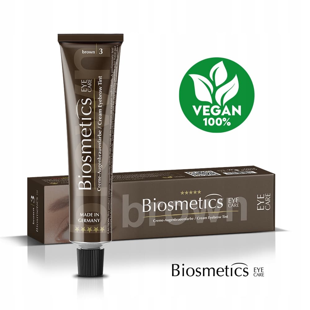 Biosmetics Brown No. 3 - henna kremowa BRĄZ 20 ml