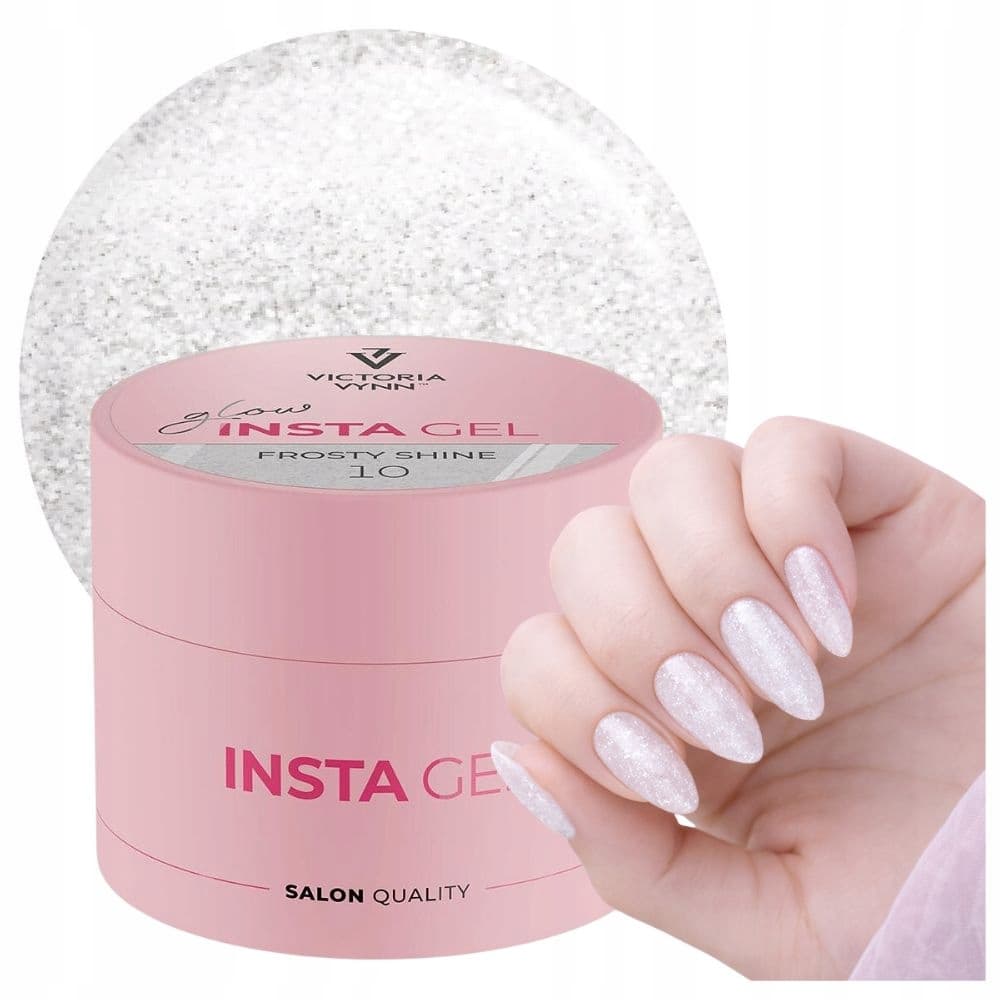 Victoria Vynn Żel Budujący Mleczny Drobinki Insta Gel 10 Frosty Shine 40ml