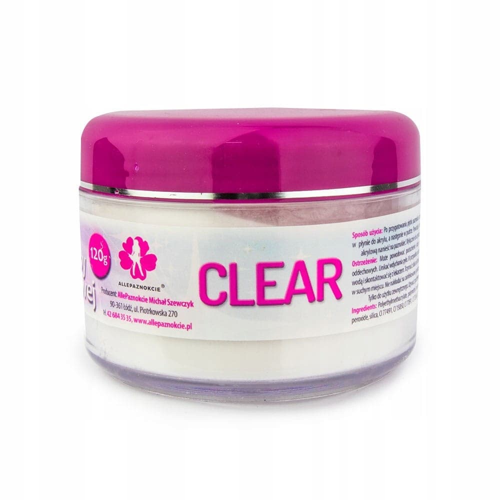 Puder Do Masy Akrylowej Proszek CLEAR 120GR