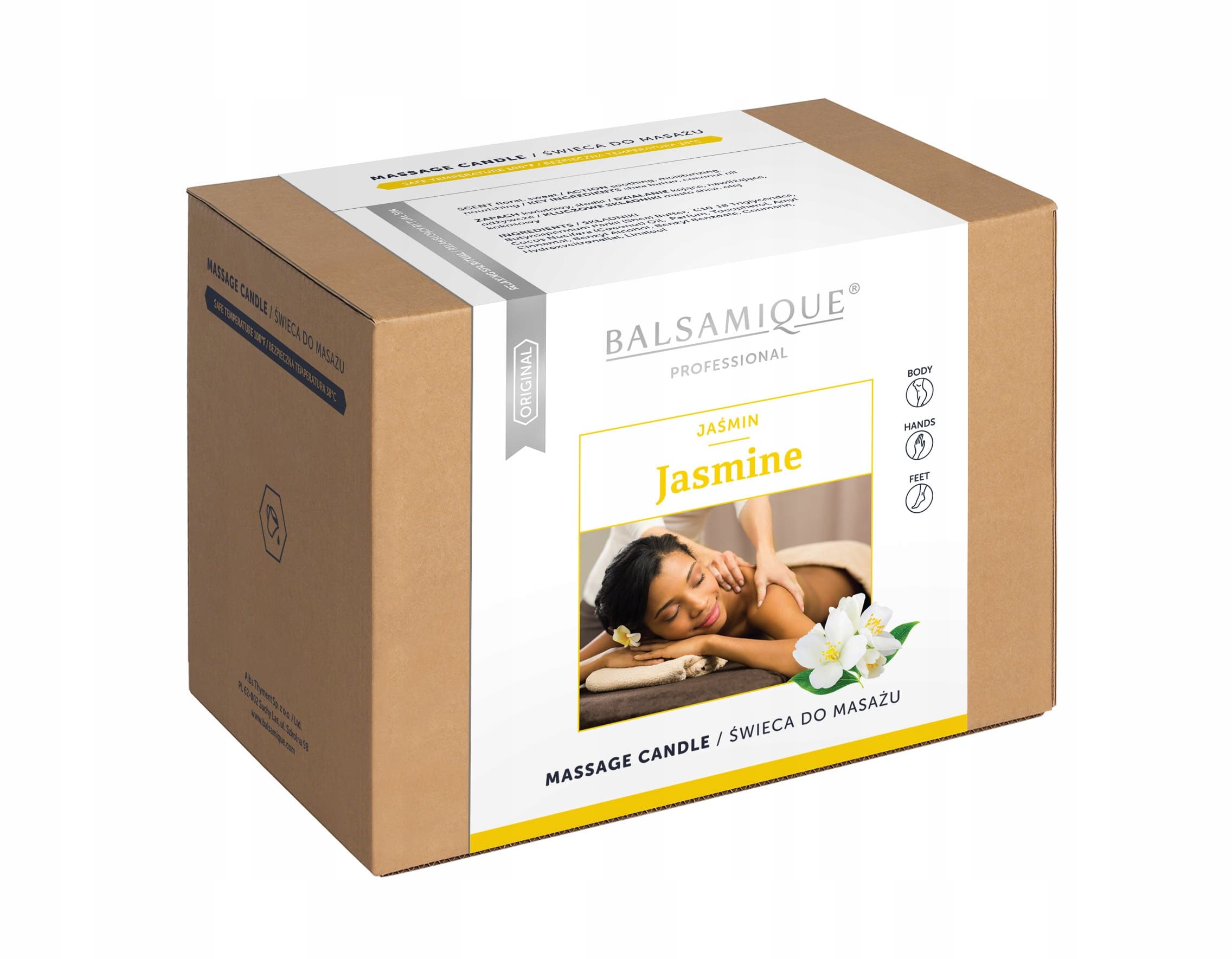 Balsamique świeca do masażu jaśmin 170g