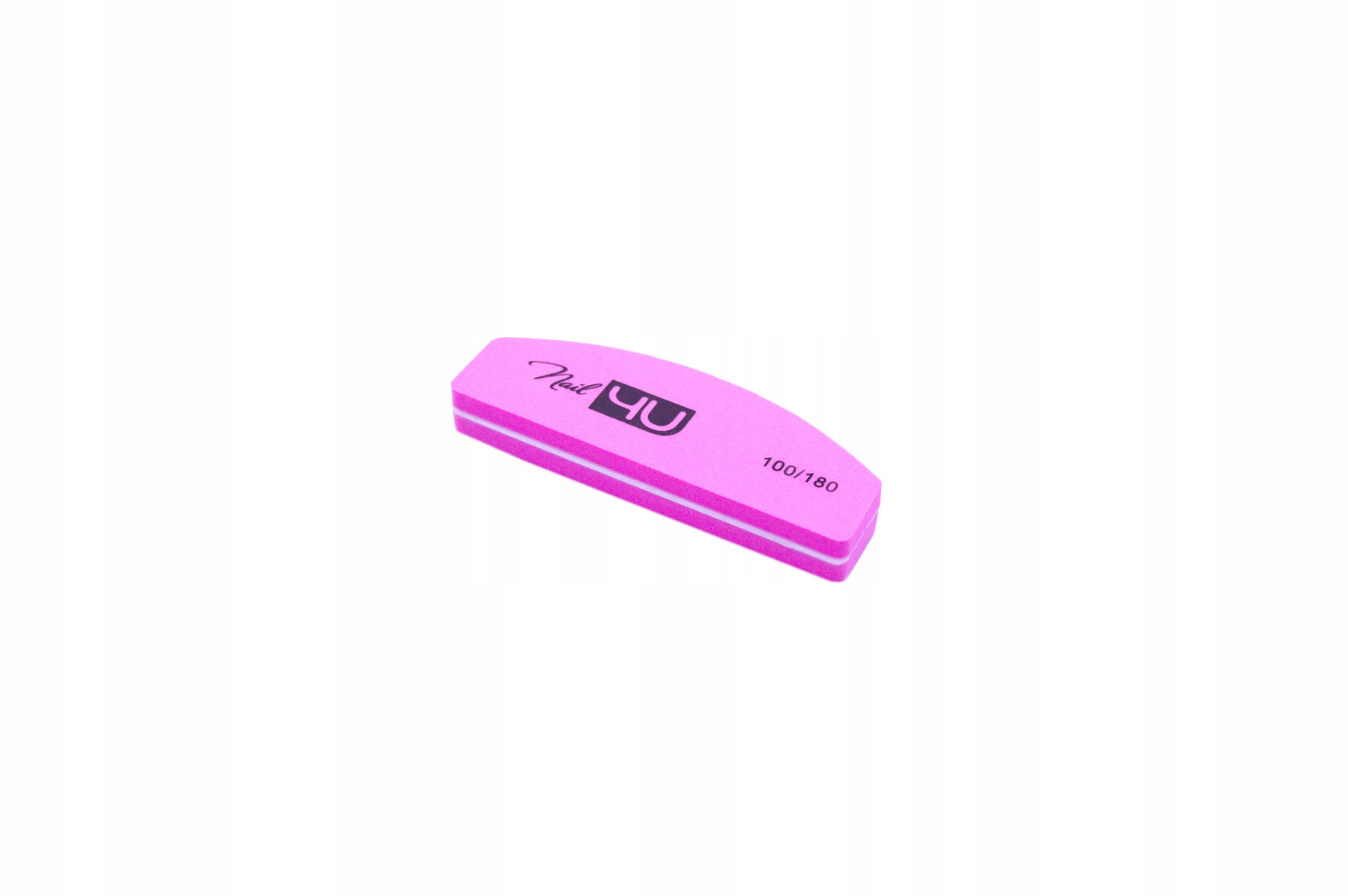 Nail4U Blok polerskii 100/180 CANDY PINK 20 szt
