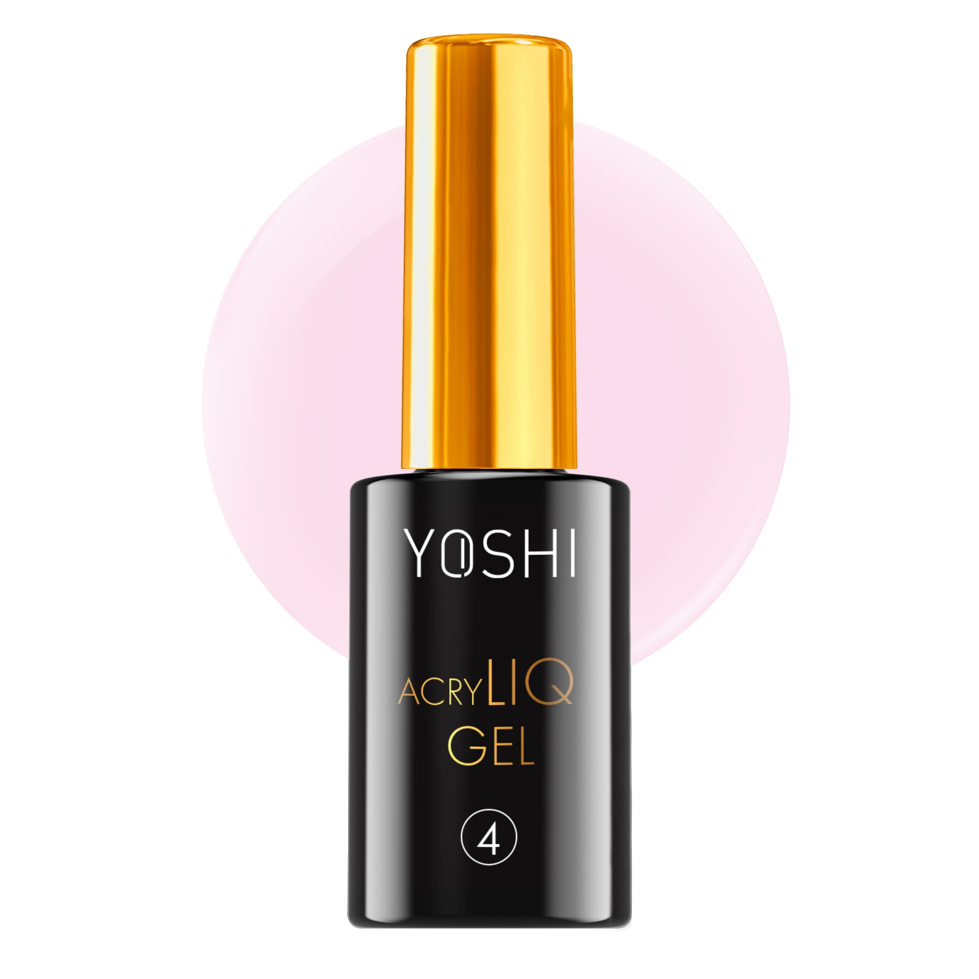 Yoshi Acryliq Gel płynny akrylożel do paznokci w butelce z pędzelkiem #4