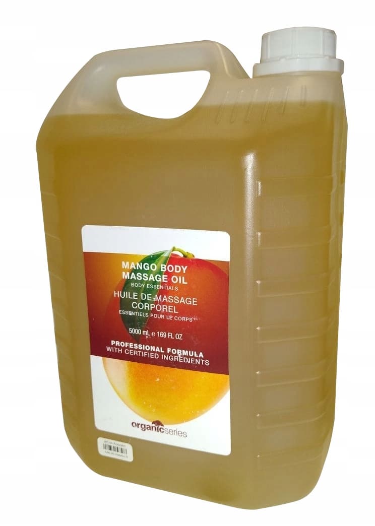 Organic Olej Oliwka do masażu ciała 5l o zapachu Mango /BEZ PARAFINY/